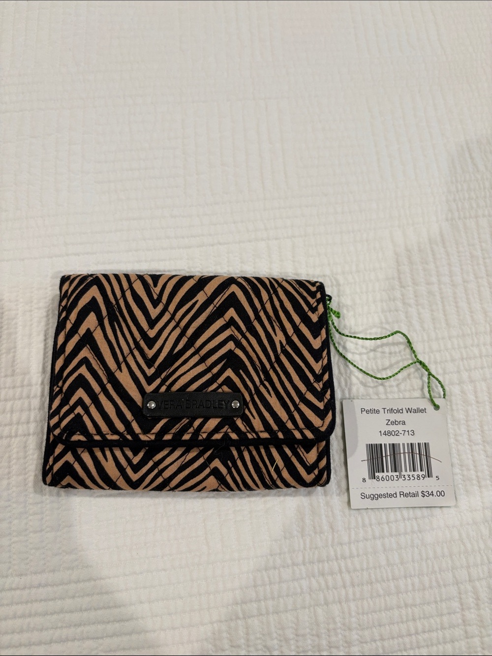 NWT Vera Bradley Petite Trifold Wallet